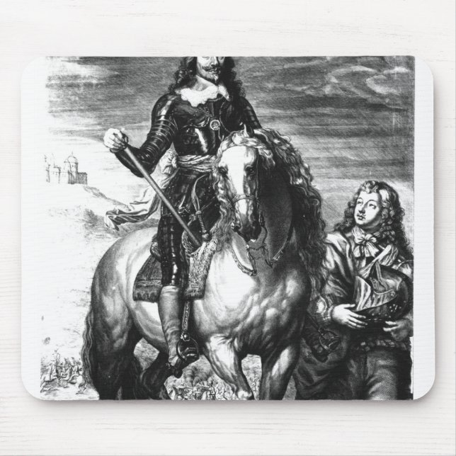 Mousepad Retrato equestre de Charles mim (Frente)