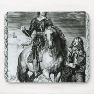 Mousepad Retrato equestre de Oliver Cromwell