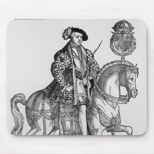 Mousepad Retrato equestre de Philip II da espanha (Frente)