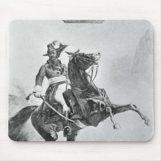Mousepad Retrato equestre de Thomas Alexandre (Frente)