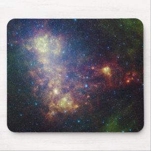 Mousepad Retrato infravermelho revelando estrelas e poeira