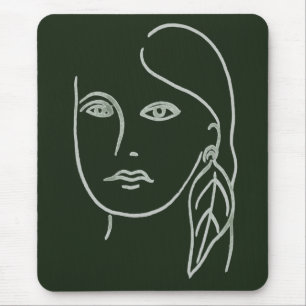 Mousepad Retrato Malaquita