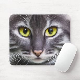 Mousepad Retrato maravilhoso de gato