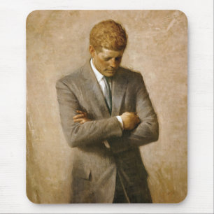 Mousepad Retrato oficial de John F. Kennedy por Aaron