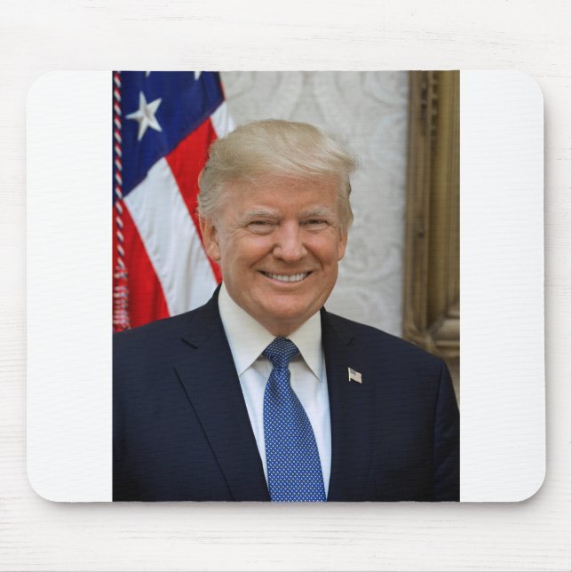 Mousepad Retrato presidencial oficial de Donald Trump (Frente)