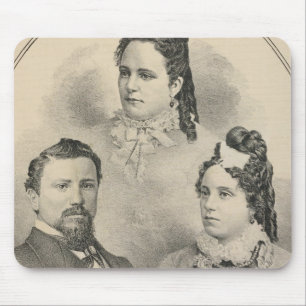 Mousepad Retratos da família Curtiss & Todd