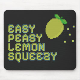 Mousepad Retro 8-Bit Lemon Squeezy Tapete de Mouse para Jog