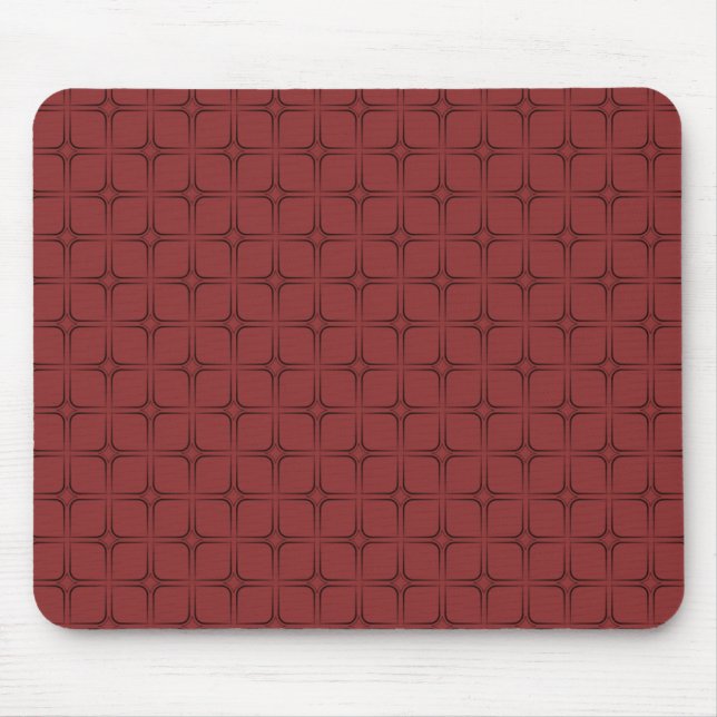 Mousepad Retro Bliss Mousepad, Crimson (Frente)