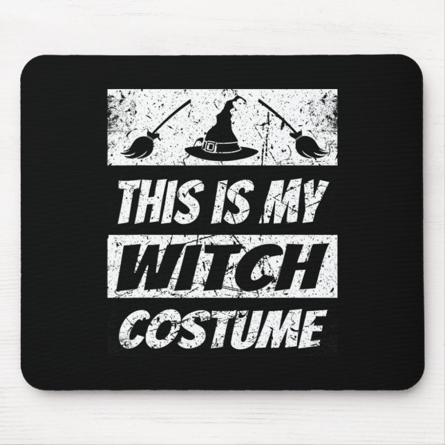 Mousepad Retro Bruxa Correspondente de Halloween Spook (Frente)