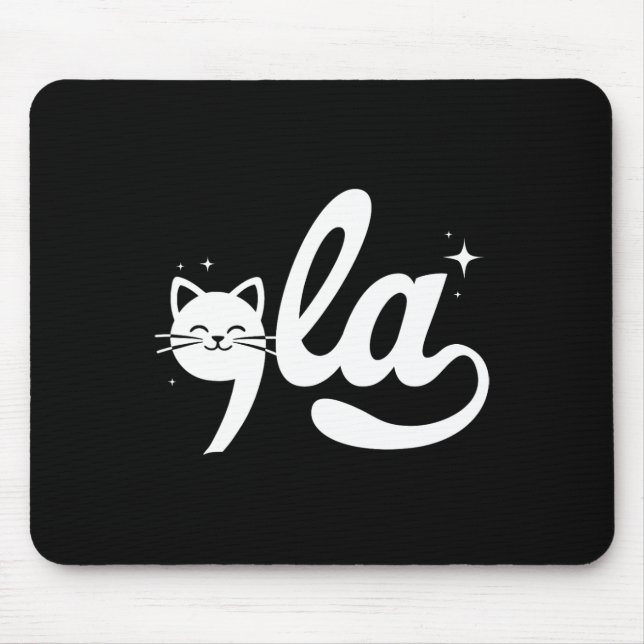 Mousepad Retro Cat Comma La Kamala Harris Para Presidente 2 (Frente)