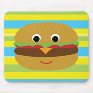 Mousepad Retro Cheeseburger