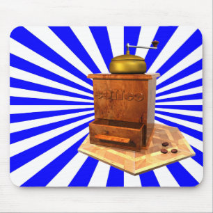 Mousepad retro coffeemill mousemat