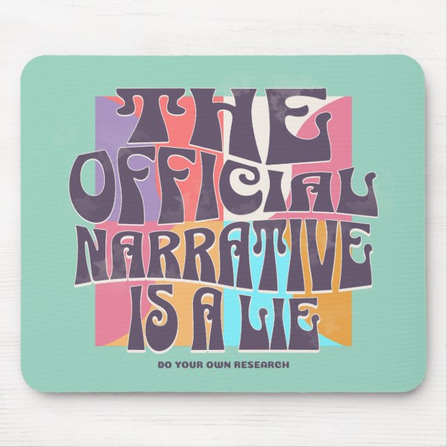 Mousepad Retro Conspiracy Theory (Frente)