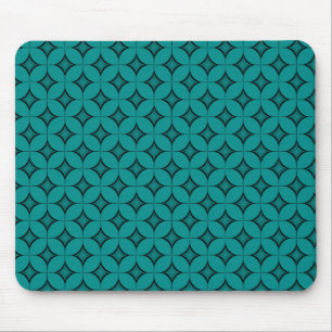 Mousepad retro da parte alta da cidade, cerceta