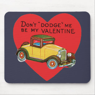 Mousepad Retro Dia dos Namorados, Não Fuja de Mim, Seja Meu