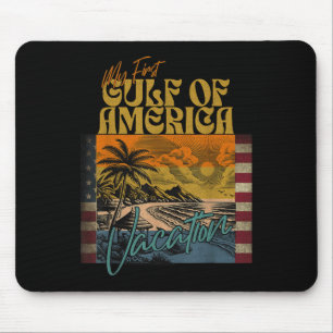 Mousepad Retro Engraçado Minha Primeira Férias Do Golfo Da