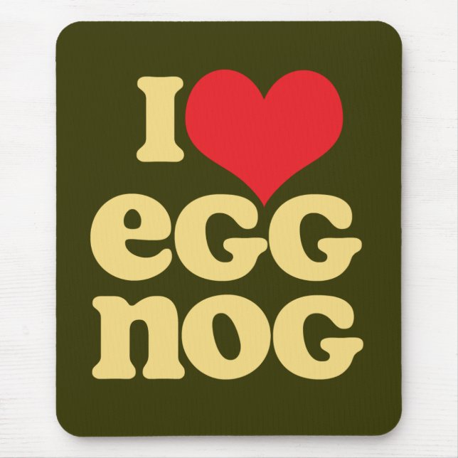 Mousepad Retro Eu Adoro Bocal Verde (Frente)