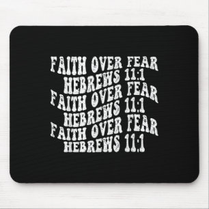 Mousepad Retro Fé De Groovy Sobre O Medo Hebraico 11 1 Ch