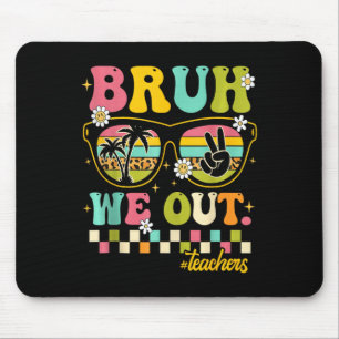 Mousepad Retrô Fim Do Ano Escolar Professor Summer Bruh