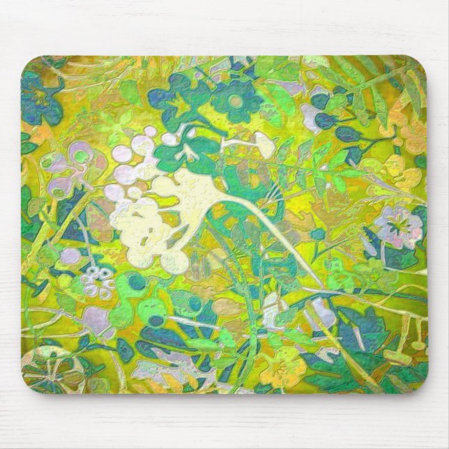 Mousepad Retro Floral Wacky 2 (Frente)