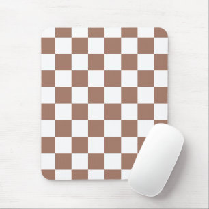 Mousepad Retrô geométrico branco-esbranquiçado