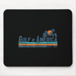 Mousepad Retro Golfo Dos EUA América 2025 Bandeira American