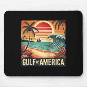 Mousepad Retro Golfo Dos Eua América Est 2025 Bandeira Amer