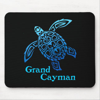Mousepad Retro Grand Cayman Ilhas tartaruga marinha tribal