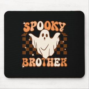 Mousepad Retro Groovy Ghost Spooky Irmão Coincidência de Fi