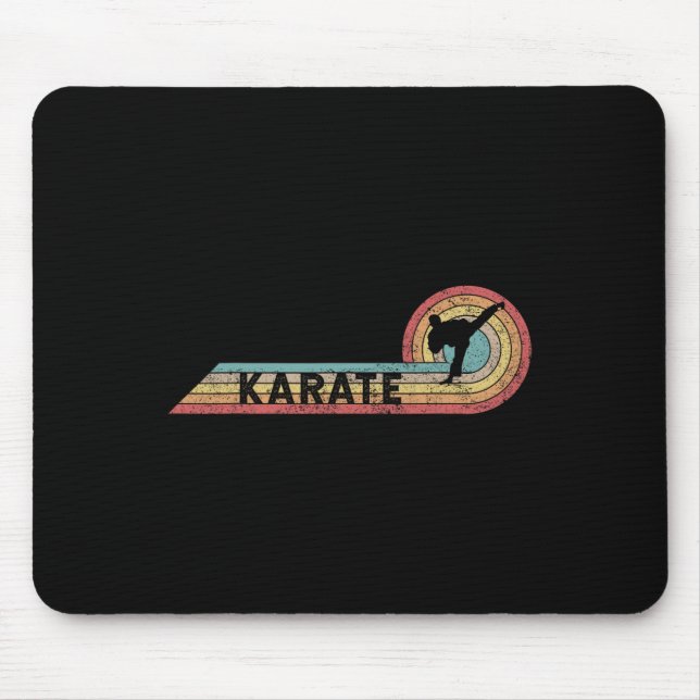 Mousepad Retro Karate Vintage Player Film Strip (Frente)