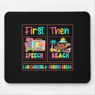 Mousepad Retro Primeiro Discurso Depois Praia Estou Ganhand