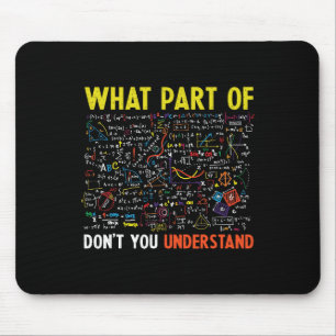 Mousepad Retro Qual Parte De Não Entende Matemática Diverti