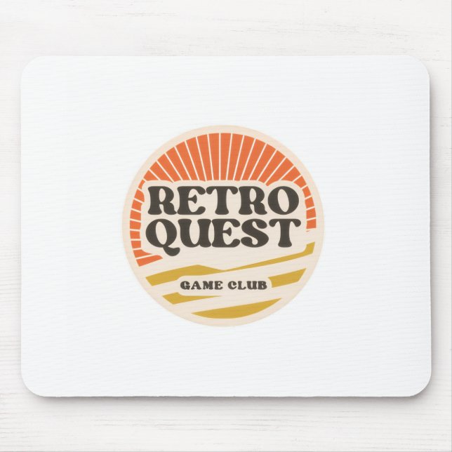 Mousepad Retro Quest Jogos Clássicos (Frente)