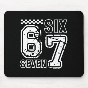Mousepad Retro Seis Sete Números Humor Inteligente 6 7 Meme