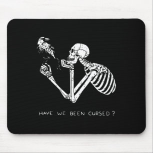 Mousepad Retro Skeleton Halloween Costume Divertido Caveira