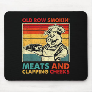 Mousepad Retro Velha Fileira Fumando Carnes E Bofetadas Car