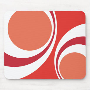 Mousepad retro vermelho
