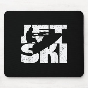 Mousepad Retro Vintage Jet Ski Water Sports Watercraft Skii