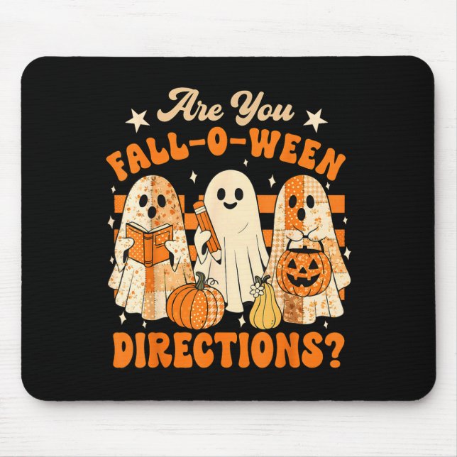 Mousepad Retro Você Cai O Ween Direções Professor Olá (Frente)