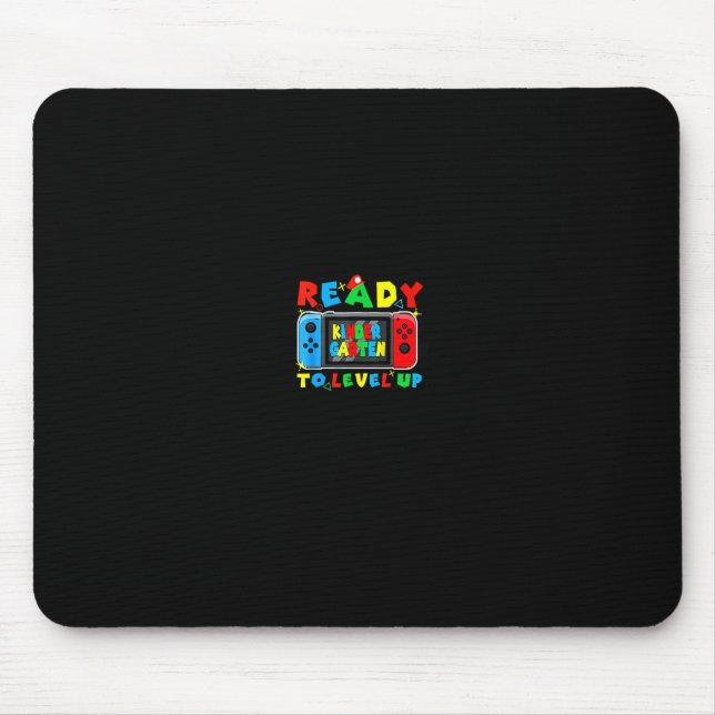 Mousepad Retro Voltar às Aulas Pré-Escola Pronto Para Subir (Frente)