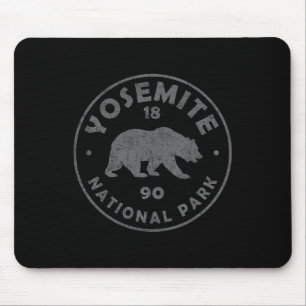 Mousepad Retro Yosemite Parque Nacional dos EUA Lembrança V