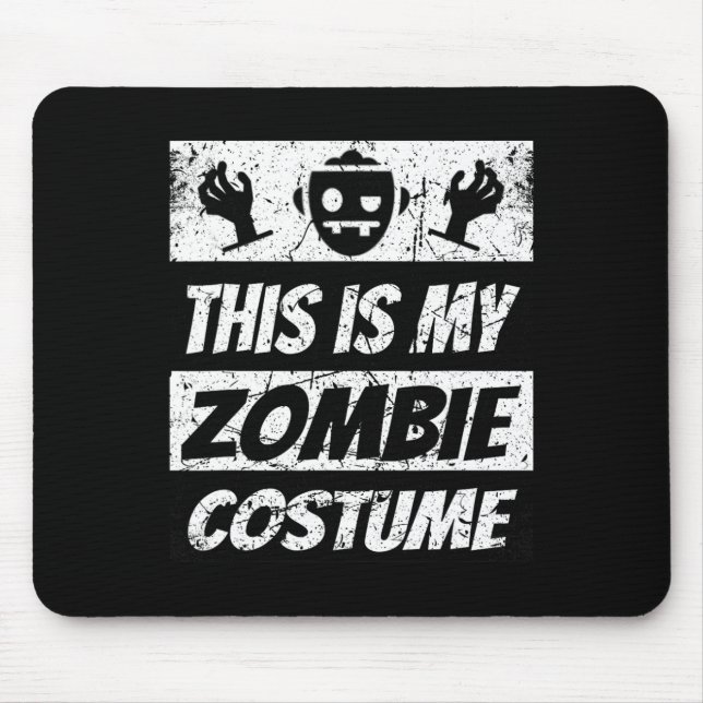 Mousepad Retro Zombies Halloween Boys Figurume Divertido (Frente)