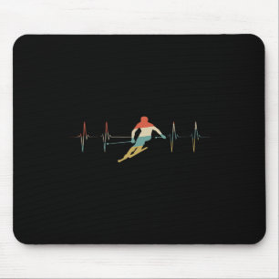 Mousepad Retrorção De Pulso De Pele Ecg Ekg Skii