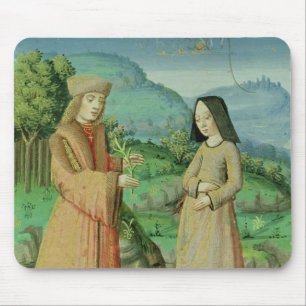 Mousepad Reunião de Aeneas e Anne, irmã do Dido