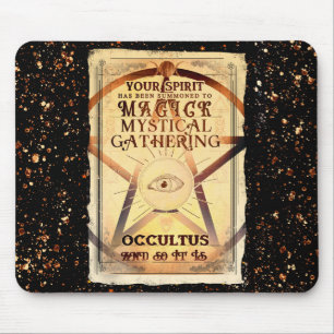 Mousepad Reunião Mística Mágica Olho de Adivinho da Sorte M