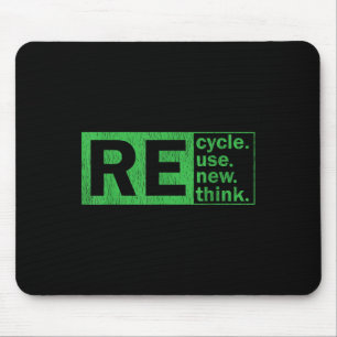 Mousepad Reutilização do reciclar Renovar Repensar Proteção