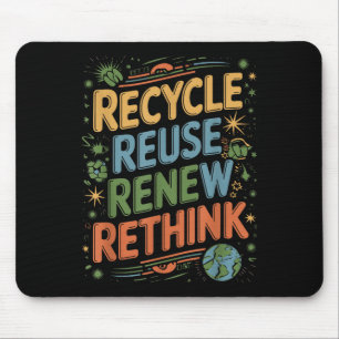 Mousepad Reutilizar reciclar Renovar Repensar Coleta