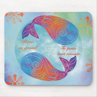 Mousepad Rêve en grand baleine