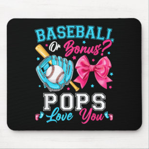 Mousepad Revelação do Sexo do Seu Bebê Beisebol ou Arcos Se