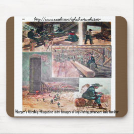 Mousepad "Revista Vintage Lumbering-Harper"